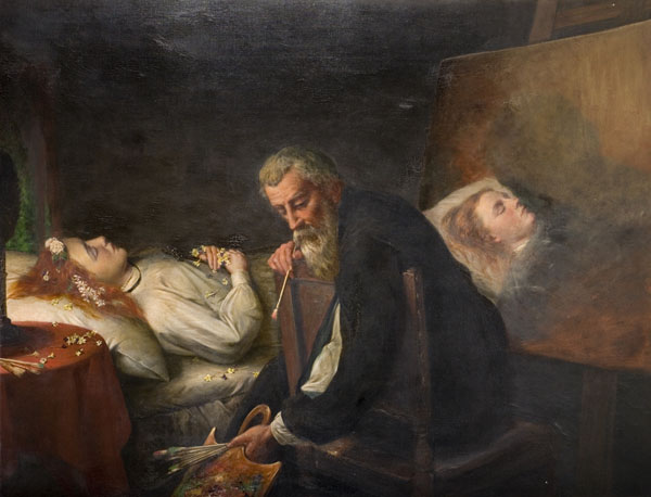 Tintoretto painting his dead daughter Henry Nelson O'neill Marietta Robusti